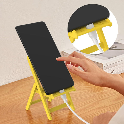 Hxyxbnhno Cellphone Stand Chair ShapePhone Holer for Desk Taller Office Desk Accessories Stand Fits All Mobile Phones