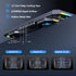 Laptop Cooling Pad with 12 Quiet Fans, Slim Portable for 12-17.3 Inch Laptop, Ergonomic Gaming Cooling Fan Pad