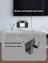 Universal Wall Mount for Laptop/Keyboard/Tablet/Router/Cable Box, Black Shelf Holder Organizer for Electronics Storage
