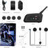 EJEAS Motorcycle Helmet Bluetooth Headset V6 Pro, 2-Way 1200M Intercom Communication System for Motorbike