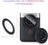 Kiorafoto V10 Lens Cap, Camera Cover Protector for Canon PowerShot V10 Vlog, Rotating Anti-Scratch Dustproof Accessory