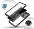 Lanhiem IP68 Waterproof Dustproof Case for Samsung Galaxy S20 Ultra - Heavy Duty Full Body Protective Cover, Black/Clear