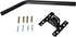 Adjustable Satellite Dish Antenna Mast 1 Inch for Roof or Wall Installation, Weatherproof J Pole Mounting