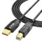 G-PLUG USB 2.0 Printer Cable 6FT High-Speed USB A to B Cord,