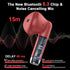 Wireless Earbuds, Bluetooth 5.3 Headphones with Noise Cancelling Mic, IP7 Waterproof, 32H Playtime, Red