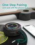 Bluetooth Shower Speaker, Soundace S6 IPX7 Waterproof Portable Speaker with Suction Cup Hook, TWS RGB Lights for Outdoor