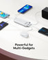 Orfeika 10000mAh Pack Portable Phone Charger, Portable Charger Power Bank with Built-in Cables, Travel Essential