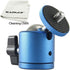 EXMAX 1/4" 360 4.4lbs Mini Ball Head Aluminum Alloy Tripod Ball Head with Screw Thread Base Mount Degree Rotatable