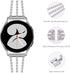 NewWays Compatible for SAMSUNG Galaxy Watch 7 6 Classic 6 5 4 Band - 20mm Stunning Diamonds Bracelet, 40mm 44mm 42mm