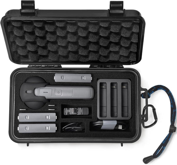 Lekufee Portable Waterproof Hard Case, Compatible with Insta360 X4/X3/ONE X2 Action Camera and Accessories, Case Only
