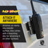Mob Armor Magnetic Car Mount Kit for CB, VHF & GMRS Radios, Handheld Radio Mount with Mic Holder and Base