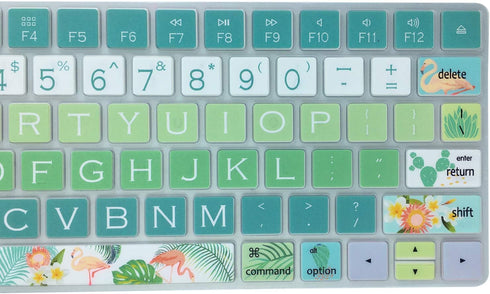 Keyboard Cover Skin for Apple iMac Wireless Magic Keyboard 2nd Gen MLA22LL/A (Model: A1644), Silicone Skin Protector