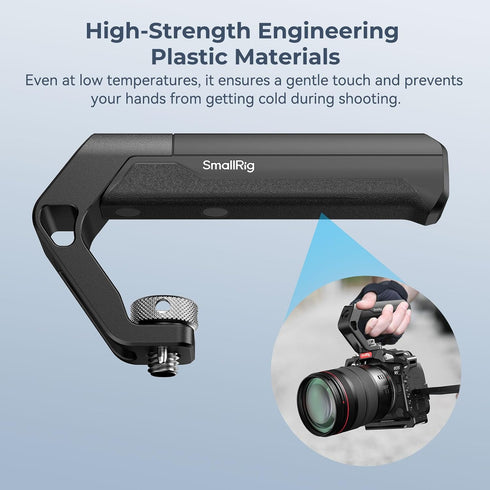 SMALLRIG Lightweight Top Handle for ARRI, Tiny Camera Top Handle Only 113g, High-Strength Engineering Plastic with Two