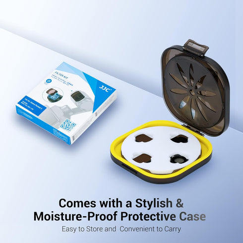 JJC 4-Pack Magnetic ND Filter & CPL Filter Set for DJI OSMO Pocket 3 Creator Combo