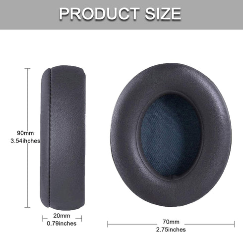 Replacement Ear Pads for Beats Studio 2 & 3 Wired & Wireless Headphones, Cushions with Memory Noise Isolation Foam