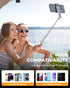 SupeDesk Selfie Stick for iPhone, Selfie Stick Tripod with Wireless Remote, Foldable & Portable Phone Tripod Stand