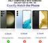 3 Pack Curved Tempered Glass Screen Protector for Samsung Galaxy S22 Ultra 5G, HD Clear, Scratch Resistant, Fingerprint ID Friendly, 6.8-inch, 3 Pieces