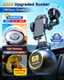 VANMASS 2024 Newest Military-Grade Car Phone Holder Mount, Over 60LBS Suction, Dashboard Windshield for iPhone 15 Pro