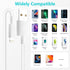 Apple MFi Certified iPhone Charger 2PACK - 6FT USB to Lightning Cable for iPhone 14/13/12/11 Pro