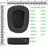 Geekria Sport Cooling-Gel Replacement Ear Pads, Black, for Logitech G533, G633, G635, G933, G935, G930, G933S, G633S,