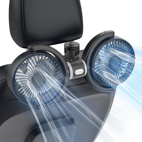 Car Fan USB Powered for Baby: Dual Car Cooling Fans for Backseat