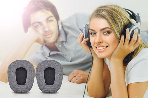 Replacement Ear Pads Cushions Kit for B450-XT/B550-XT Headset - Comfortable Gray Fabric Compatible with B450 XT/B550 XT