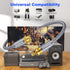RCA Extension Cable Digital Coaxial Audio Cable Gold-Plated RCA Cables Male to Female Subwoofer Cable for Home Theater