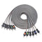 RECOIL RCI620 100% Oxygen Free Copper 20ft 6-Channel RCA Audio Cable, Twisted