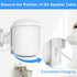 Speaker Wall Mount for HomePod 1st Gen - Adjustable Swivel & Tilt Heavy Duty Mount with Hardware Kit, White