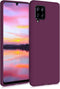 kwmobile Case Compatible with Samsung Galaxy A42 5G - Soft Slim Protective TPU Silicone Cover - Bordeaux