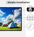 WEDIOU 120 inch: 16:9 4K Outdoor Movie Projector Screen Wrinkle-Free and Foldable Projection Screens HD for Theater.