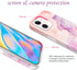 JIAXIUFEN Sparkle Gold Glitter Case for iPhone 12 mini, Marble Slim Shockproof TPU Soft Rubber Silicone Cover, 5.4 inch