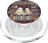 Cute Ghosts Reading Books PopSockets MagSafe PopGrip for iPhone - Halloween Librarian Design