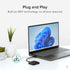 Plugable USB C to HDMI Adapter for Dual Monitors 4K 60Hz, Compatible with Windows, Chromebook, USB4 Laptops