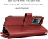 Njjex Galaxy S20 FE 5G Case, Wallet Case for Samsung S20 Fan Edition, 9 Card Slots, Wine Red