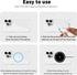 2Pcs Metal Ring Sticker for Pop Socket Magnetic Grip, Magnetic Adapter for iPhone, Magsafe Wireless Charger (Blue)