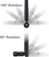 WiFi Antenna PC Bluetooth Antenna, Dual Band 2.4Ghz 5Ghz for Gaming Motherboard, 2 Pack