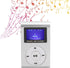 wendeekun MP3 MP3 MP3 Clip Player, Digital Lossless Music Player, Portable Mini Music Player Sports BackClip LCD Screen