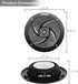 Pyle Low-Profile Waterproof Marine Speakers - 100W 4 Inch 2 Way Outdoor Audio Stereo Sound System, Black