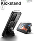 Dexnor Samsung Galaxy S22 Ultra Case, Built-in Screen Protector and Kickstand, Heavy Duty Protection