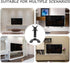 TOYANDONA 14-27 Inch Universal Replacement Tv Stand Base for LCD LED Tvs with No-Drill Desktop Mount Bracket for Home