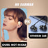 Open Ear Headphones, Wireless Ear Hanging Bluetooth Headset, Outside The Ear Bone Air Conduction Earbuds, Skin Tone