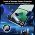 YWXTW Bling Glitter Camera Lens Protector for Samsung Galaxy Z Flip 6, Anti Scratch Metal Ring Tempered Glass