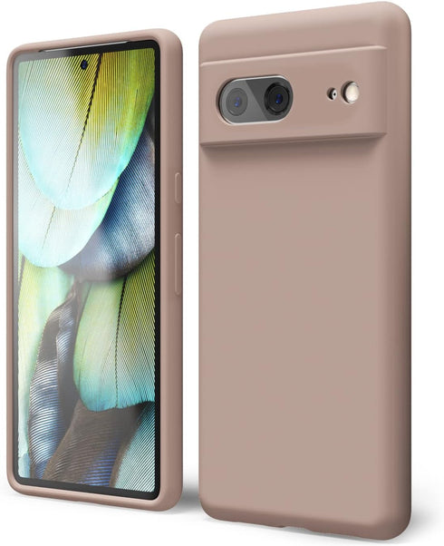 oakxco for Google Pixel 7A Phone Case Liquid Silicone, Cute Thin Slim Soft Rubber TPU Cover for Women Girl Aesthetic