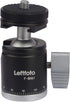Leftfoto Camera Tripod Mini Ball Head Adapter 360 Degree Rotatable Pan 90Tilt with