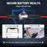 Anina QC3.0 USB Car Charger for Toyota - 18W Dual USB Port Powered by Cigarette Lighter, Digital Voltmeter, Flush Mount