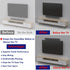Sound Bar Mounting Bracket, Wall Mount Brackets for Vizio Soundbar, Fits Most Sound Bars, Hardware Kit Included