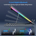 Laptop Cooling Pad with 12 Quiet Fans, Slim Portable for 12-17.3 Inch Laptop, Ergonomic Gaming Cooling Fan Pad