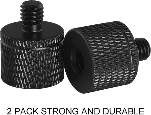 2PCS Gimbal Camera Tripod Conversion Screw 1/4 Female to M6 Male Adapter for SLR Configurations