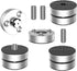 Tertullus 4 Pcs Speaker Isolation Feet Anti Vibration Pads with Stainless Steel Ball, Aluminum Shock Absorb Pads